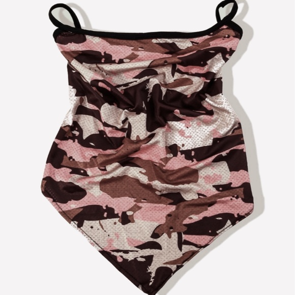 LAST ONE‼️ Tan Camo Mask Scarf w/ Ear Loops - Picture 2 of 10